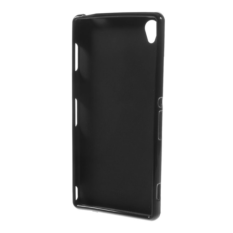 Matte TPU Gel Skin Case for Sony Xperia Z3 D6653 D6603 - Black-2