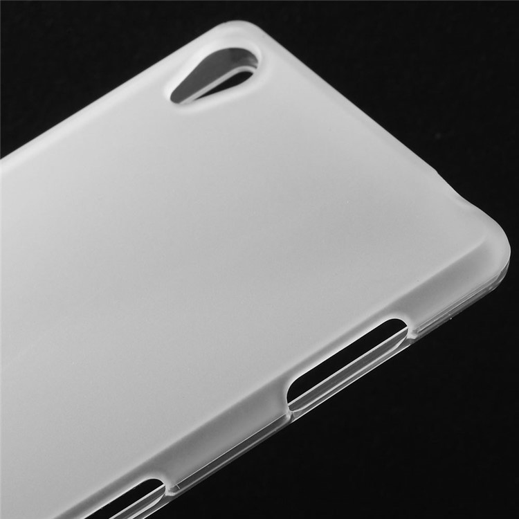 Matte TPU Gel Skin Case for Sony Xperia Z3 D6653 D6603 - Transparent-3