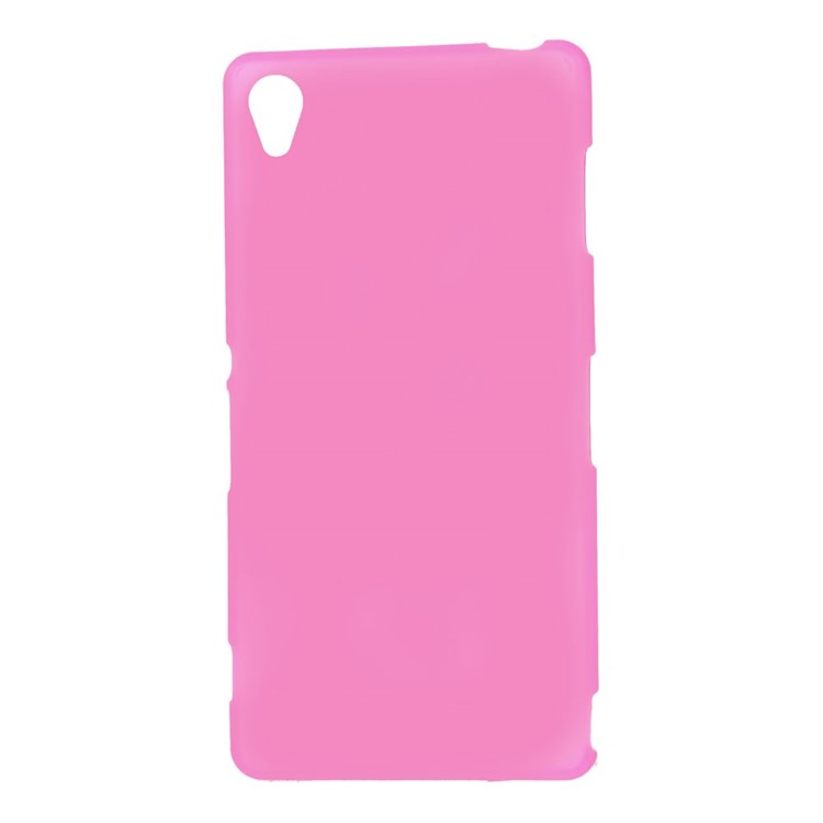 Matte TPU Gel Skin Cover for Sony Xperia Z3 D6653 D6603 - Rose-1
