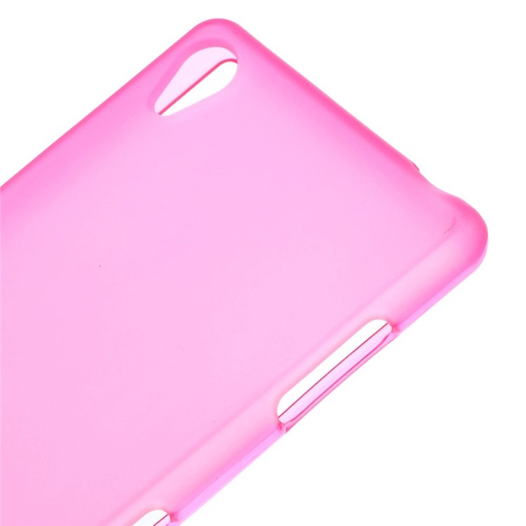 Matte TPU Gel Skin Cover for Sony Xperia Z3 D6653 D6603 - Rose-3