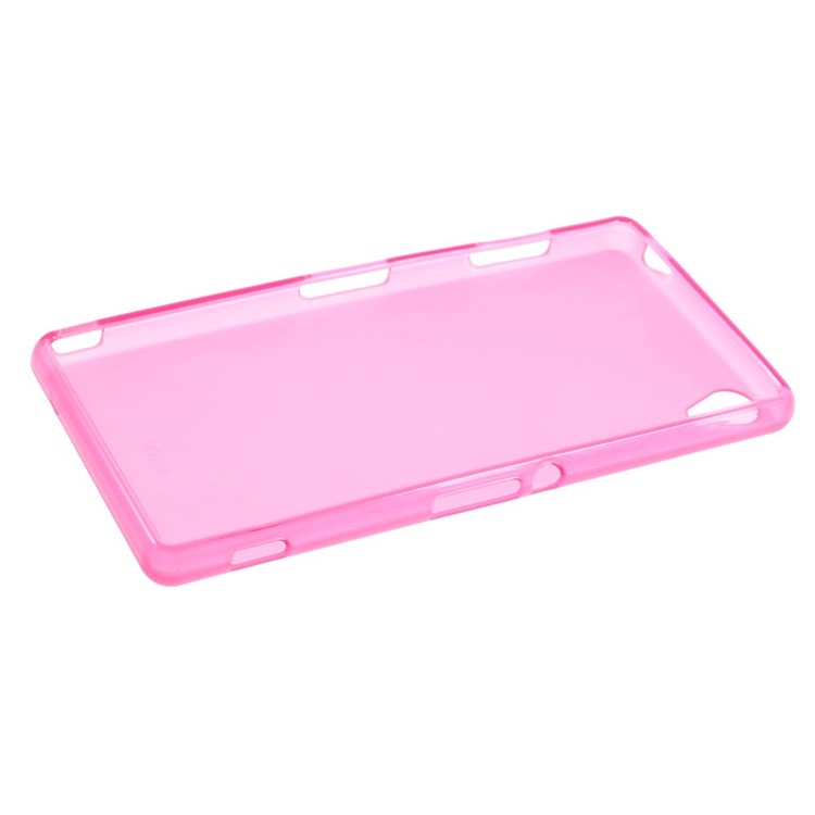 Matte TPU Gel Skin Cover for Sony Xperia Z3 D6653 D6603 - Rose-5