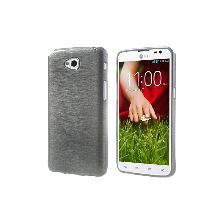 Grey Brushed Tpu Case Cover For Lg G Pro Lite Dual D686 Tvc Mall Com