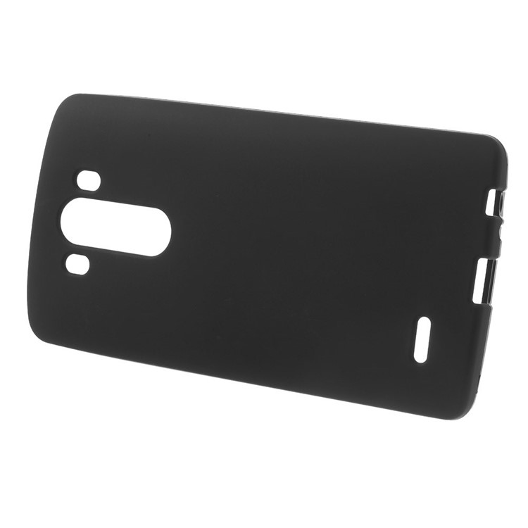 Black Double-sided Matte TPU Gel Case for LG G3 D850 LS990 (Glossy Edges)-2