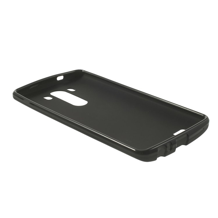 Black Double-sided Matte TPU Gel Case for LG G3 D850 LS990 (Glossy Edges)-5