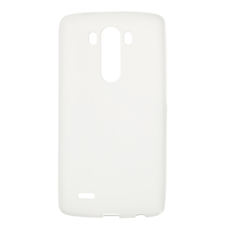 Transparent Double-sided Matte TPU Case for LG G3 D850 LS990 (Glossy Edges)-1
