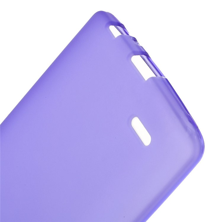 Purple Double-sided Matte TPU Back Case for LG G3 D850 LS990 (Glossy Edges)-5