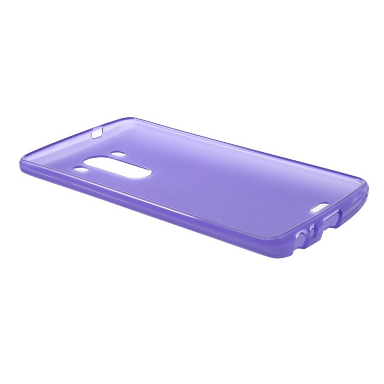 Purple Double-sided Matte TPU Back Case for LG G3 D850 LS990 (Glossy Edges)-9