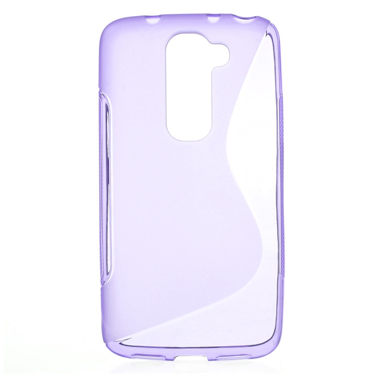 S-Curve TPU Case Accessory for LG G2 Mini D620 D618 - Purple-1