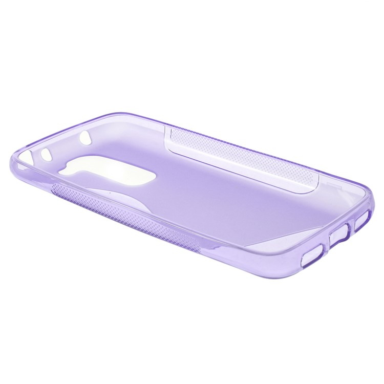 S-Curve TPU Case Accessory for LG G2 Mini D620 D618 - Purple-3