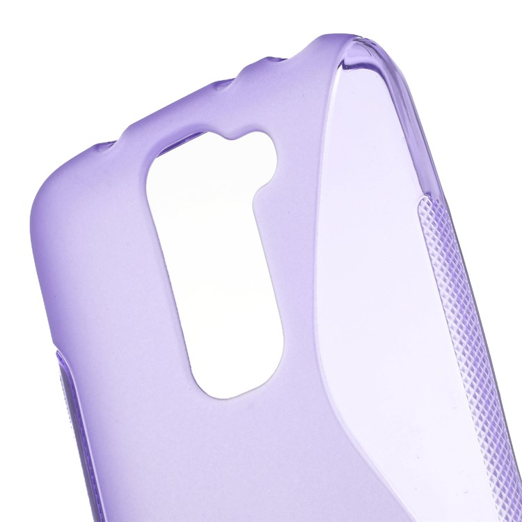 S-Curve TPU Case Accessory for LG G2 Mini D620 D618 - Purple-5