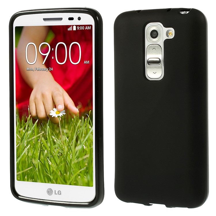 Double-side Matte TPU Gel Shell for LG G2 Mini D620 D618 - Black-1