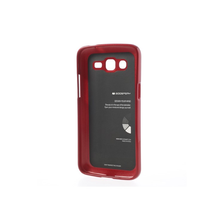 Red Mercury Glittery Powder TPU Cover Case for Samsung Galaxy Grand 2 Duos G7102 G7106-3