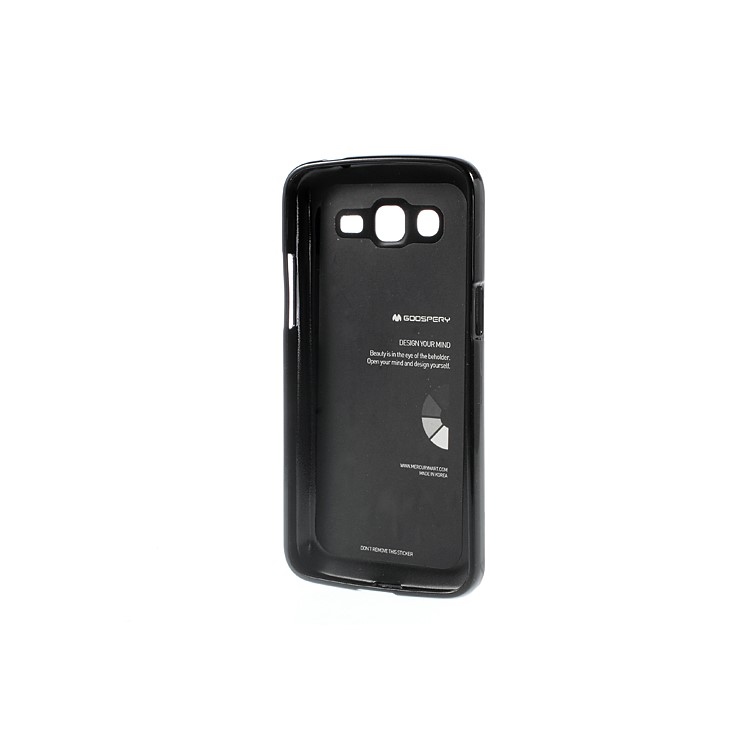 Black Mercury Glittery Powder TPU Skin Case for Samsung Galaxy Grand 2 Duos G7102 G7105-5