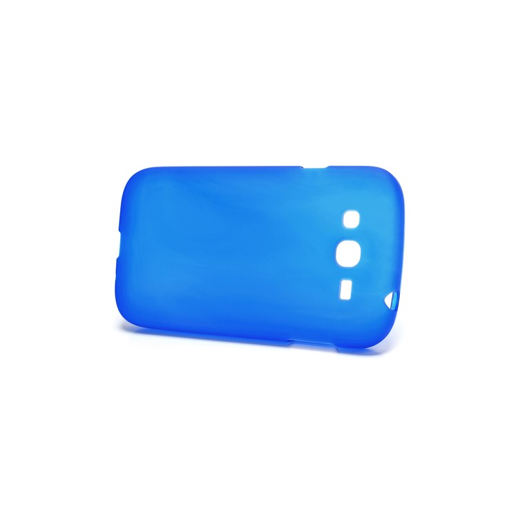 Matte Soft Gel TPU Protector Case for Samsung Galaxy Grand I9080 / I9082 - Dark Blue-4