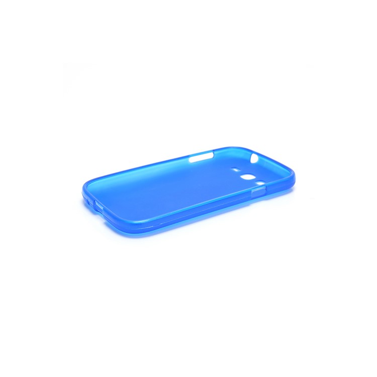 Matte Soft Gel TPU Protector Case for Samsung Galaxy Grand I9080 / I9082 - Dark Blue-6