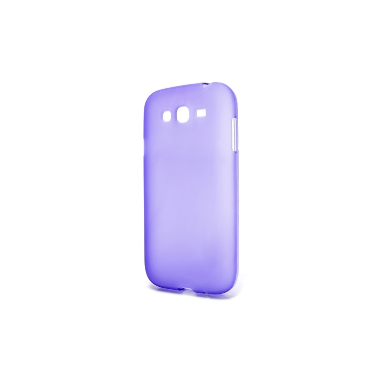 Matte Soft Gel TPU Protector Case for Samsung Galaxy Grand I9080 / I9082 - Purple-3