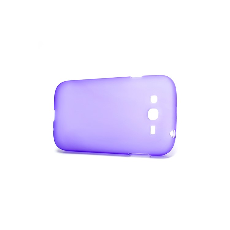 Matte Soft Gel TPU Protector Case for Samsung Galaxy Grand I9080 / I9082 - Purple-4