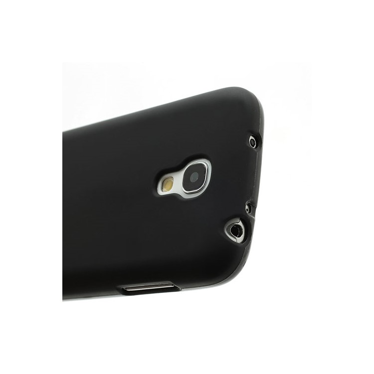 Matte Flexible Jelly TPU Case Accessory for Samsung Galaxy S4 mini I9190 I9192 I9195 - Black-4