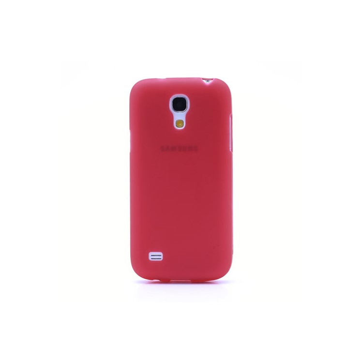 Frosted TPU Skin Cover for Samsung Galaxy S4 S IV mini I9190 I9192 I9195 - Red-2