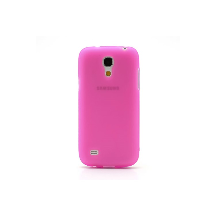 Frosted Gel TPU Skin Case for Samsung Galaxy S4 S IV mini I9190 I9192 I9195 - Rose-2