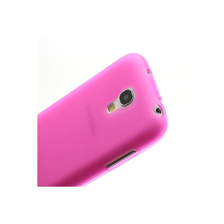 Frosted Gel TPU Skin Case for Samsung Galaxy S4 S IV mini I9190 I9192 I9195 - Rose-4