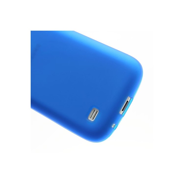 Samsung Galaxy S4 S IV mini I9190 I9192 I9195 Slim Frosted TPU Case - Blue-4