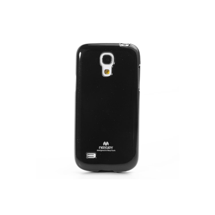 Black Mercury Shimmering Powder TPU Gel Case Cover for Samsung Galaxy S4 mini i9195 i9190-2