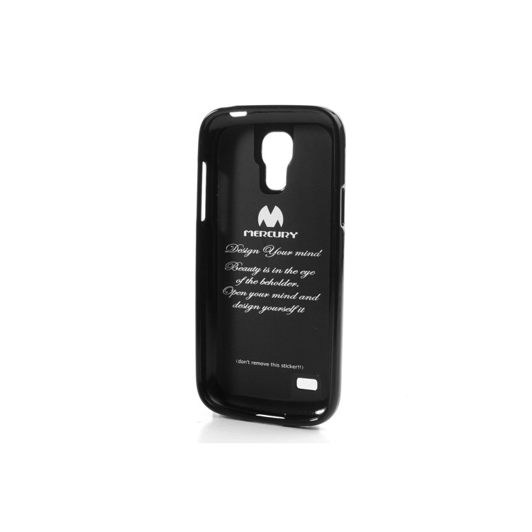 Black Mercury Shimmering Powder TPU Gel Case Cover for Samsung Galaxy S4 mini i9195 i9190-5