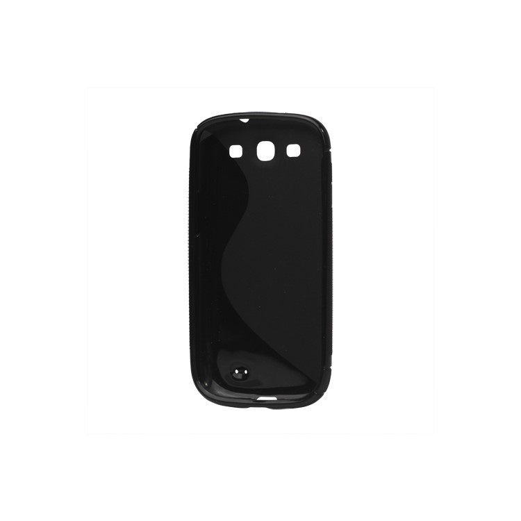 S-Curve TPU Gel Case Cover for Samsung Galaxy S 3 / III I9300 I747 L710 T999 I535 R530 - BlackU Gel Case Cover for Samsung GT-I9300 Galaxy S 3 / III - Black-3