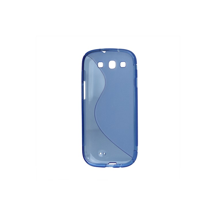 S-Curve TPU Gel Case Cover for Samsung Galaxy S 3 / III I9300 I747 L710 T999 I535 R530 - Blue-3