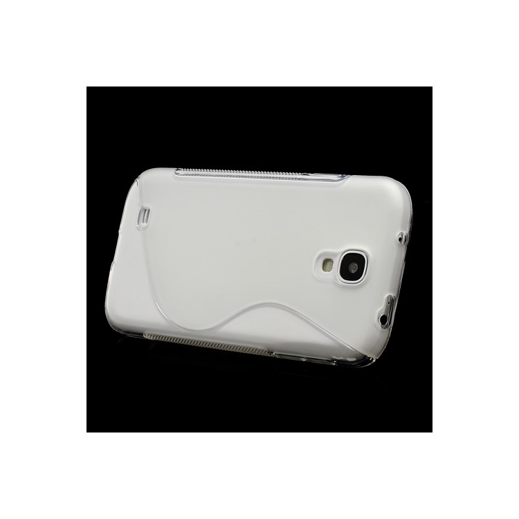 S-Curve Soft TPU Gel Case Shell for Samsung Galaxy S 4 IV i9500 i9502 i9505 - Transparent-2