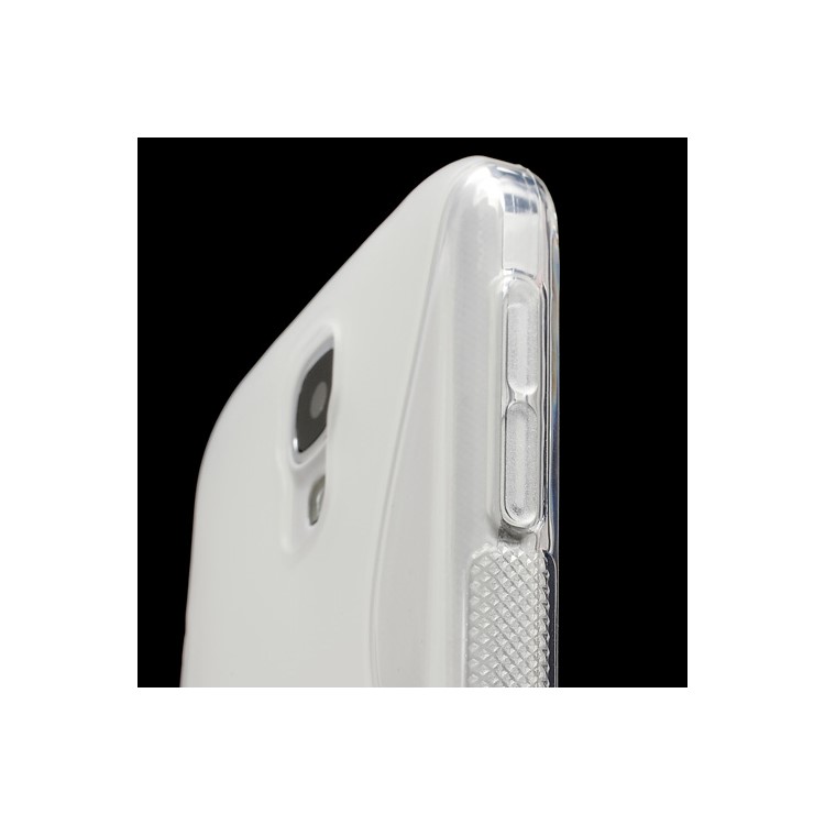S-Curve Soft TPU Gel Case Shell for Samsung Galaxy S 4 IV i9500 i9502 i9505 - Transparent-5