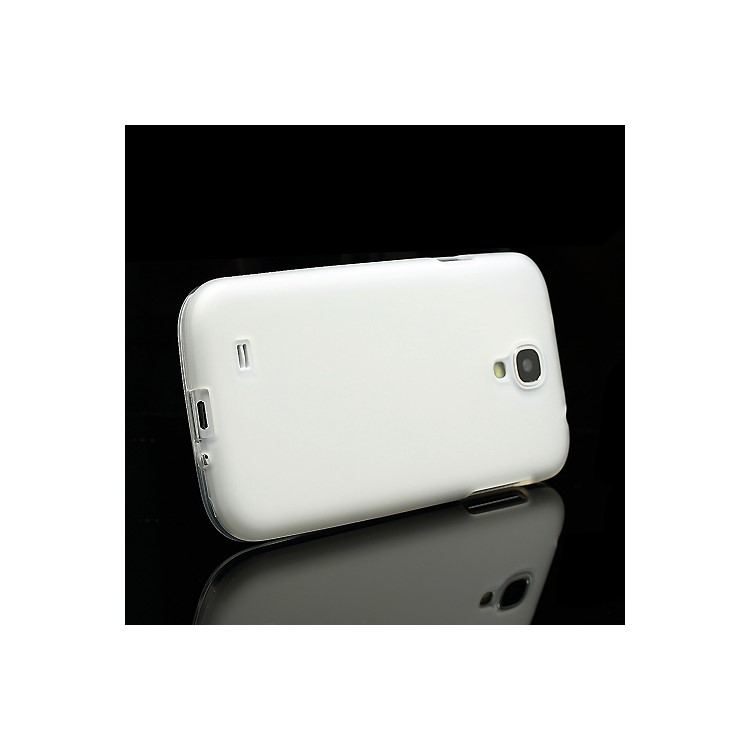 Frosted TPU Case Cover for Samsung Galaxy S4 IV i9500 i9502 i9505 - White-2
