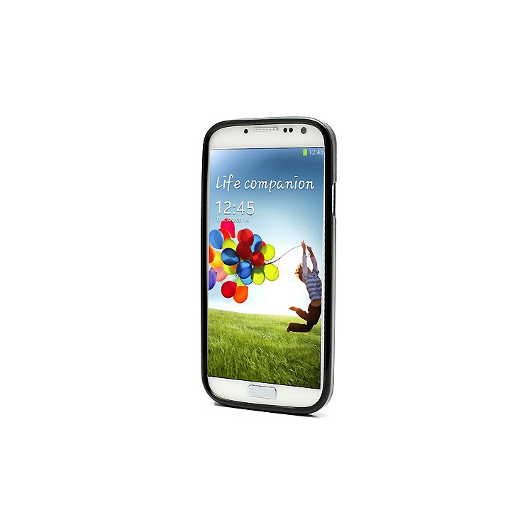 Frosted TPU Case Cover for Samsung Galaxy S 4 IV i9500 i9505 - Black-2