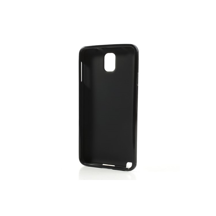 Black Double-Side Frosted TPU Cover for Samsung Galaxy Note 3 N9005-3
