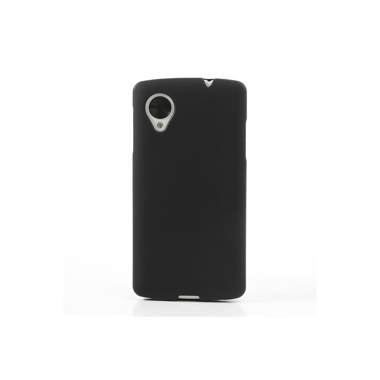 Black for LG Nexus 5 Frosted TPU Gel Case-2
