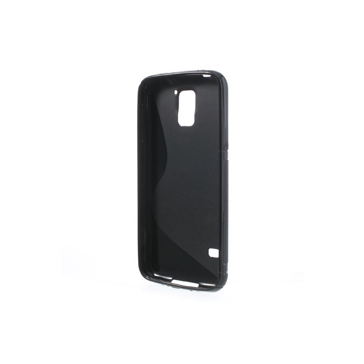 S Shape TPU Gel Back Case for Samsung Galaxy S5 G900 - Black-3