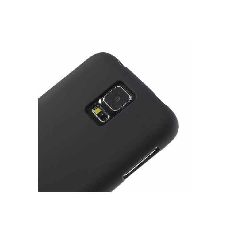 Black Double-sided Frosted TPU Case for Samsung Galaxy S5 G900 (Smooth Edge)-3