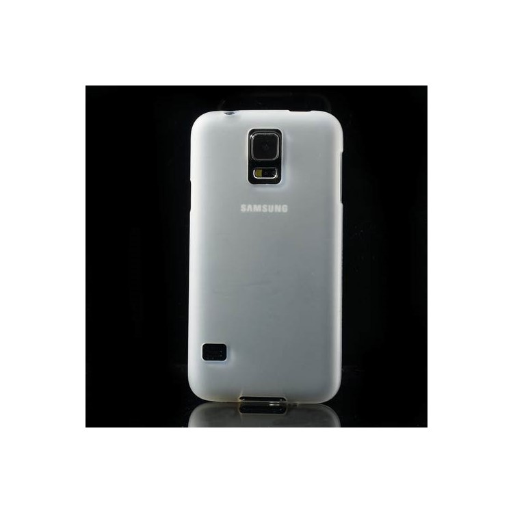 White Double-sided Frosted TPU Skin Case for Samsung Galaxy S5 G900 G900A G900T-2