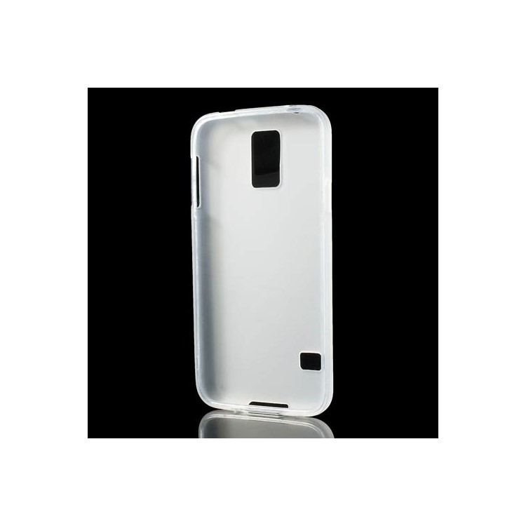White Double-sided Frosted TPU Skin Case for Samsung Galaxy S5 G900 G900A G900T-5