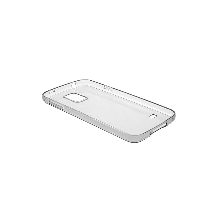 Ultra Slim 0.5mm Soft TPU Case for Samsung Galaxy S5 G900F G900I - Transparent Grey-4