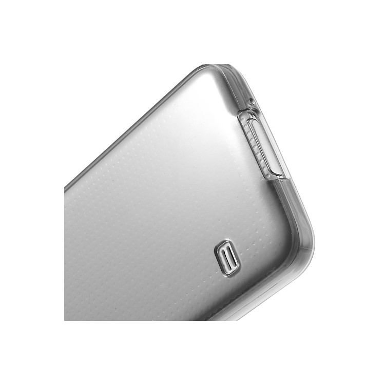 Ultra Slim 0.5mm Soft TPU Case for Samsung Galaxy S5 G900F G900I - Transparent Grey-5