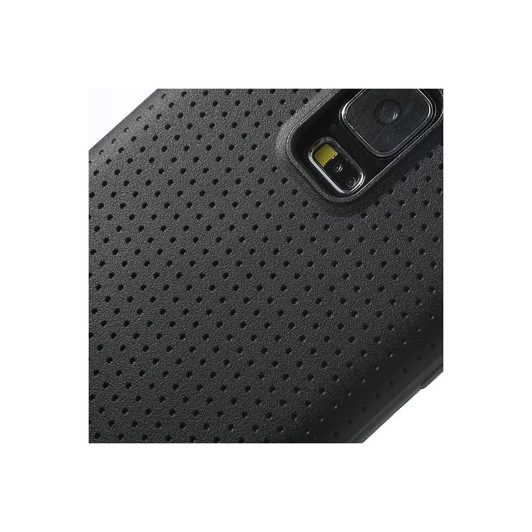 Black Dream Mesh TPU Skin Case for Samsung Galaxy S5 G900-4