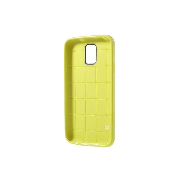 Yellow Dream Mesh TPU Shell for Samsung Galaxy S5 G900-3