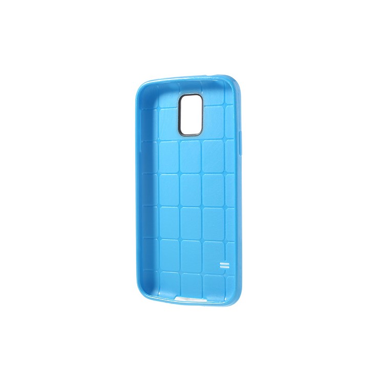 Dark Blue Dream Mesh TPU Gel Cover for Samsung Galaxy S5 G900-3
