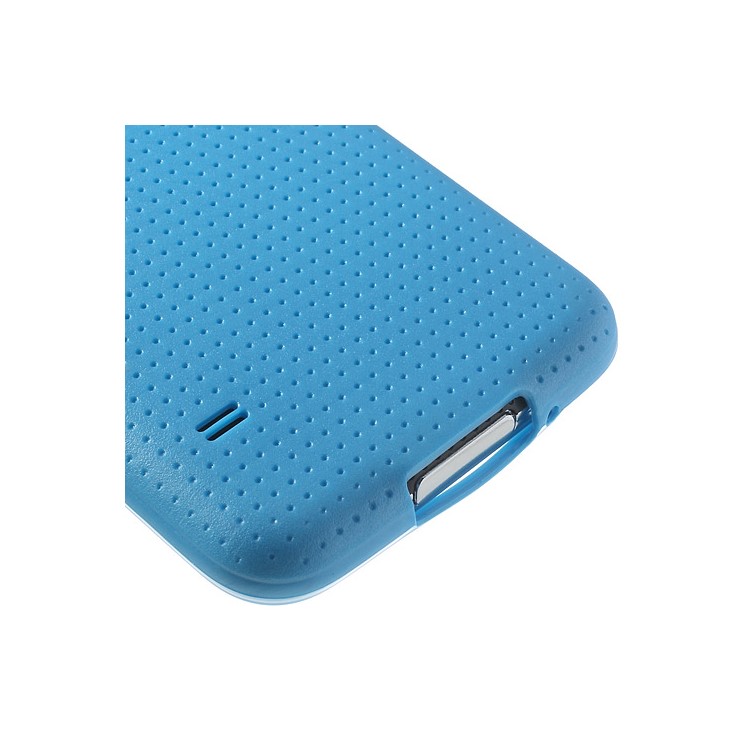 Dark Blue Dream Mesh TPU Gel Cover for Samsung Galaxy S5 G900-5