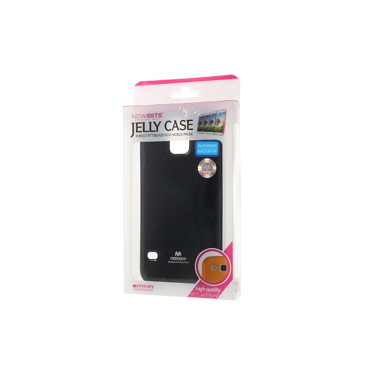 Black Mercury Shimmering Powder TPU Case for Samsung Galaxy S5 G900-8