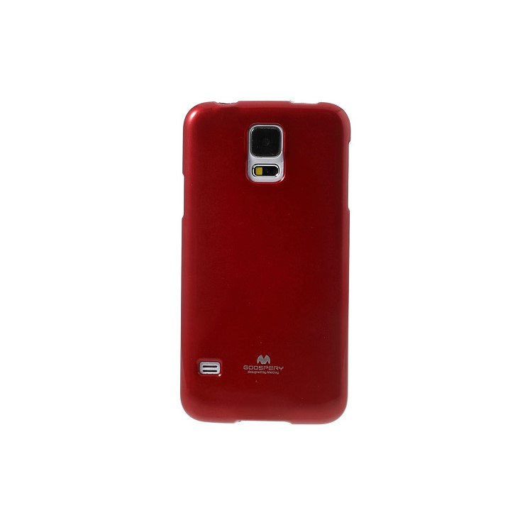Red Mercury Shimmering Powder TPU Shell Case for Samsung Galaxy S5 G900-2