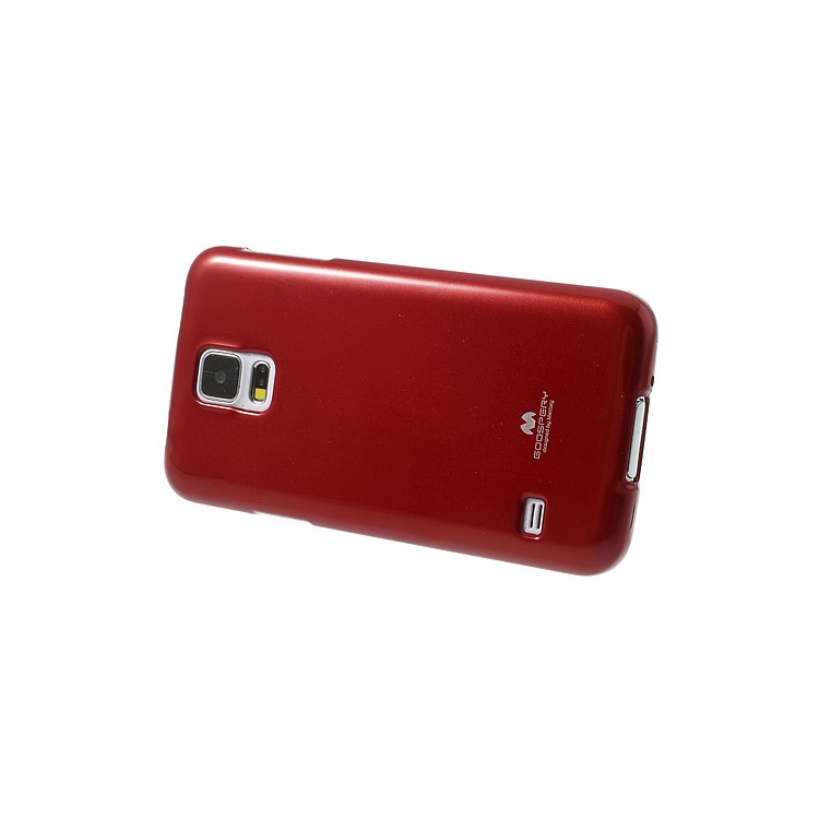 Red Mercury Shimmering Powder TPU Shell Case for Samsung Galaxy S5 G900-3