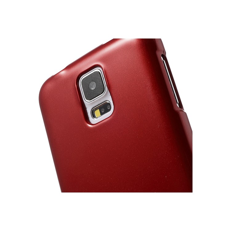 Red Mercury Shimmering Powder TPU Shell Case for Samsung Galaxy S5 G900-6